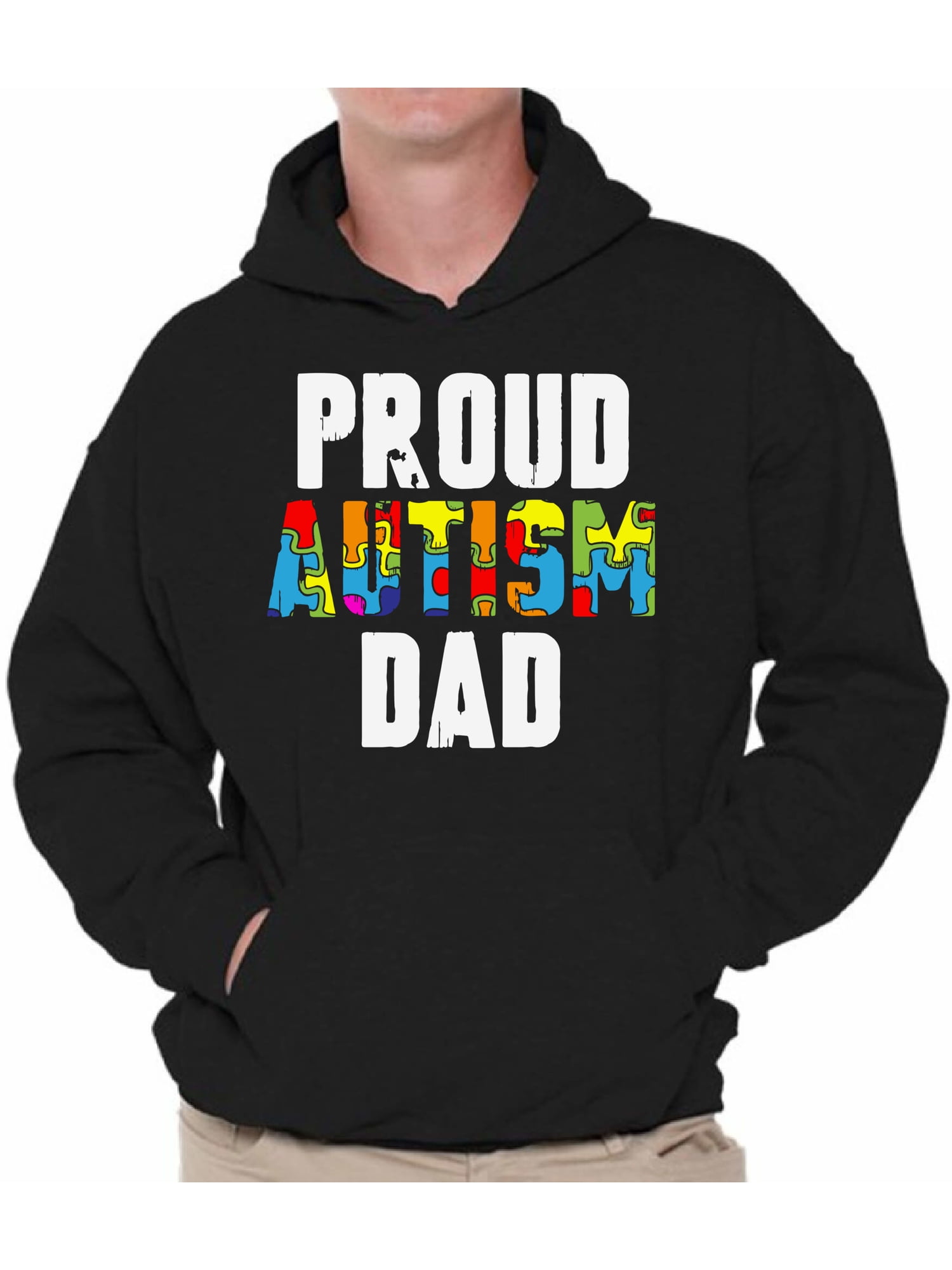Proud Autism Dad Sweatshirt Autism Awareness Sweatshirt for Dad Father Gifts 