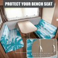 thumbnail image 2 of FOR U DESIGNS Palm Tree Pattern 2 Pack RV Dinette Cushion Covers Breathable Sofa Furniture Protector Replacement Loveseat Sofa Chair Cover Camper Seat Covers Dinette Booth, 2 of 7