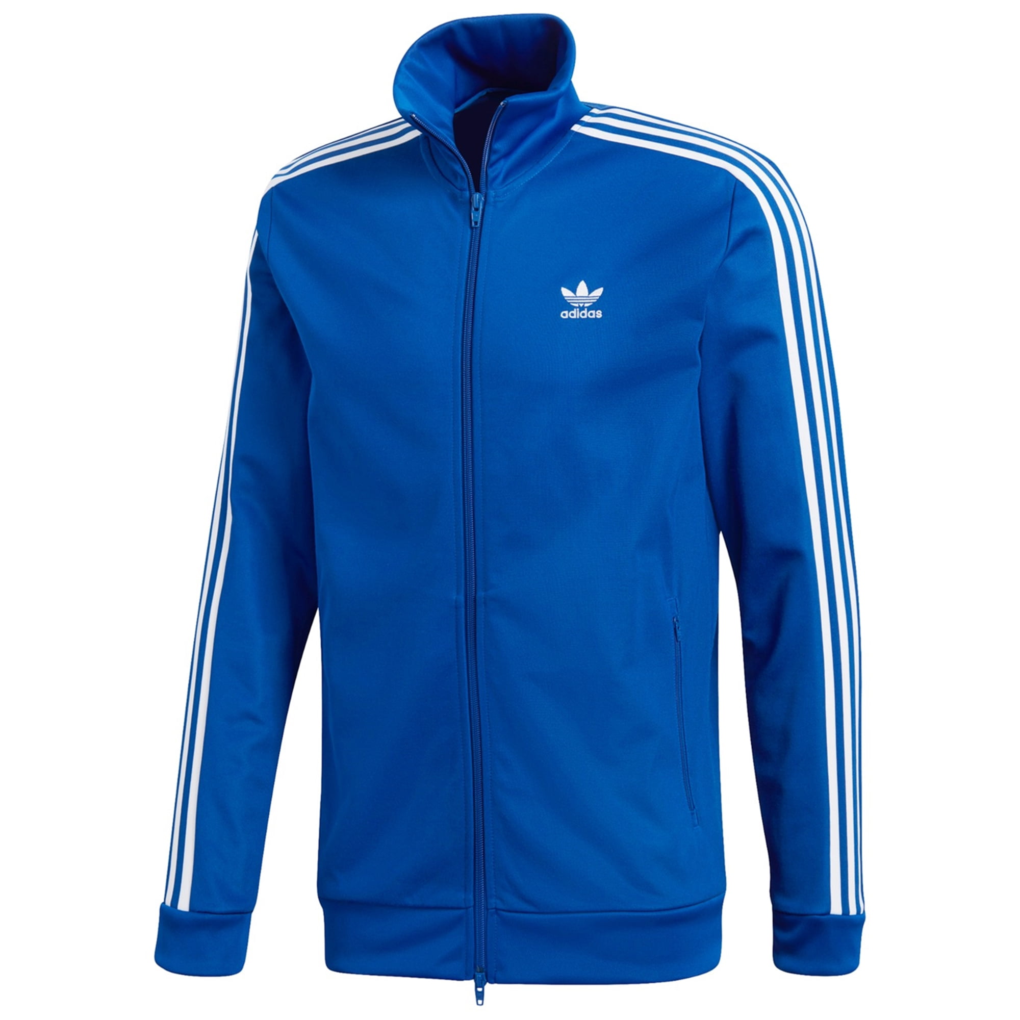 Adidas - Adidas Mens Three Stripe Sleeves Track Jacket, Blue, Medium ...