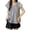 Light Blue, variant on Plus Size Women's Summer Top Short Sleeve Tshirt Round Neck Loose Gong Out Tops for Women Trendy Pullover Top for Young Women Teen Students M-4XL Black XXL