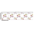 thumbnail image 2 of Floral Sofa Upholstery Fabric by the Yard, Hand Drawn Art Pattern with Buds and Blossoms with Color Splash Print, Decorative Fabric for DIY and Home Accents, Pale Orange and Coral by Ambesonne, 2 of 4