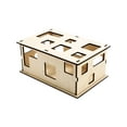 thumbnail image 2 of Pet Puzzle Toys For Indoor Pet Puzzle Toys Removable Wooden Porous Educational Toy Box Pet Snack Puzzle For Interactive Scratching Boards Relieve Boredom, 2 of 9