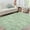 Green, variant on GlowSol 9'x12' Washable Rugs for Living Room Bedroom Modern Abstract Solid Area Rug Non-Slip Low Pile Rug Soft Foldable Accent Rug, Green