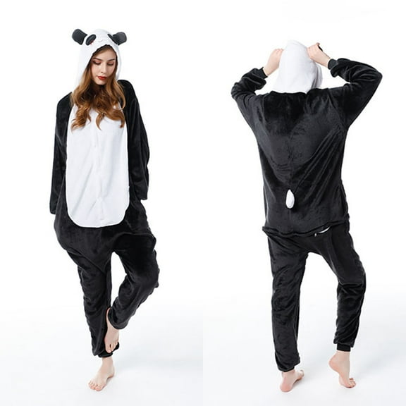 Lilgiuy Women's Winter Adult Onesie Costume Plush One-piece Jumpsuit Comfortable Pajamas for Women for Bridesmaid