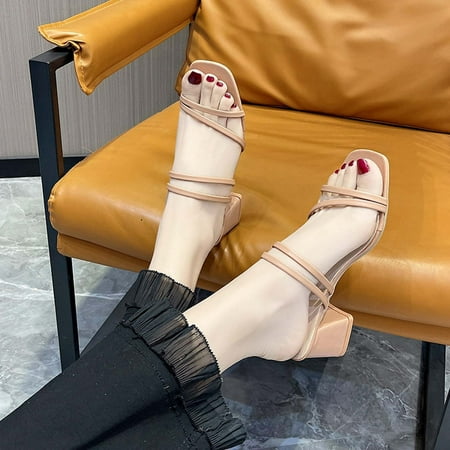 

Fanxing Fashion Deals Under 15 Women s Sandals Crystal Jeweled Slingbacks Sandals Dressy 2023 Casual Summer Glitter Ankle Stra Sandal Shoes Pink 6