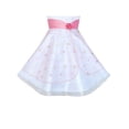 thumbnail image 5 of Flower Girls Dress Dot Tulle Pink Wedding Party Bridesmaid 9-10 Years, 5 of 6