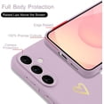thumbnail image 4 of for Samsung Galaxy S25 Case Cute Slim Shockproof Phone Case with Wireless Charging Support and Protection, Purple, 4 of 8