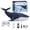 Blue, variant on Remote Control Whale Toy 24GHz RC Swimming Shark with Rechargeable Battery Flexible Tail for Pool Bath Tub Aquarium Adultss Gift