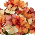 thumbnail image 2 of 18-inch Artificial Silk Orange & Cream Hydrangea Fall Bush, for Indoor Use, by Mainstays, 2 of 8