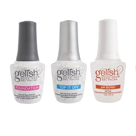 Gelish Terrific Trio Basix Care Soak Off Gel Nail Polish (The Best Gel Nail Polish Kit)