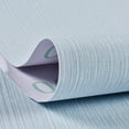 thumbnail image 3 of Grasscloth Wallpaper Textured 24in X 393in Fabric Contact Paper Light Blue Wall Paper Textured Linen Peel and Stick Self-Adhesive Thick Vinyl Embossed Film Wallpaper, 3 of 14