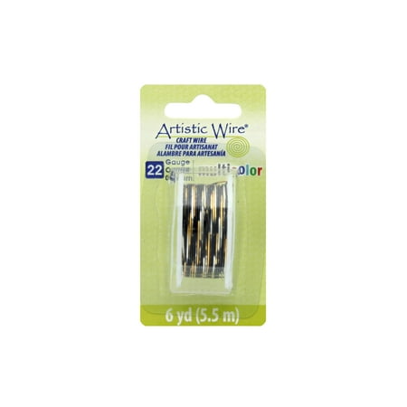 UPC: 0035926157309 | Artistic Wire Multicolor 22Ga Slvr/Gold/Black 6yd