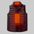 thumbnail image 5 of ATOGUTA Kids Winter Heated Vest Lightweight Electric Heating Puffer Vest（No Power Bank Included） Size 11-16, Wine, 5 of 6