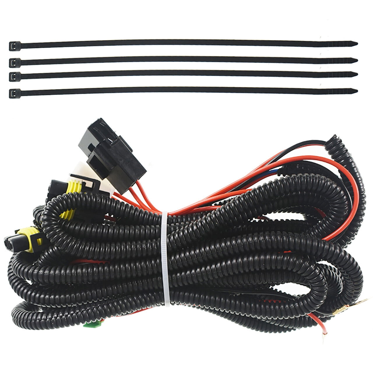 labwork Pair of Fog Light Lamp Assembly Fit for 2007 2008 2009 2010 2011 Nissan Versa, Front Left & Right