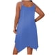 thumbnail image 4 of Vestido de Verano para las Mujeres sin Mangas Cuello Redondo, Primavera Suelta Transpirable Ropa Exterior Moda, 4 of 8