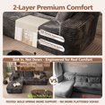 thumbnail image 3 of Toject 106" Sectional Couch, Modern L Shaped Sofa with Chaise Lounge, Gray, 3 of 8