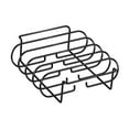 thumbnail image 2 of S SERENABLE BBQ Rib Rack Accessories Multipurpose Roasting Stand for Party Picnic Travel Black, 2 of 9