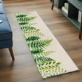 thumbnail image 4 of Spring Leaves Area Rugs Collection 2'x6', Pastoral Garden Botanical Rustic Burlap Non Slip Indoor Rectangle Throw Runner Rug Floor Mat Carpet for Living Room Dining Table Bedroom Nursery, 4 of 9