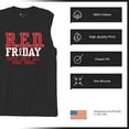 thumbnail image 6 of RED Friday Until They All Come Home Muscle Shirt Remember Everyone Deployed US Military Day American Patriot Men's, 6 of 7