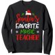 thumbnail image 1 of Sudadera divertida para profesor de música favorita de Papá Noel, 1 of 5