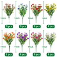 thumbnail image 4 of Flores artificiales Agusbagli, 72 paquetes, resistentes a los rayos UV para exteriores, 4 of 8