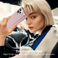 thumbnail image 5 of SaniMore for iPhone 14 Pro Max Wallet Case, PU Leather Wrist Shoulder Strap Flip Stand Card Slots RFID Blocking Zipper Purse Shockproof Anti-fall TPU Inner Shell Flip Folio Protective Cover, Rosegold, 5 of 6