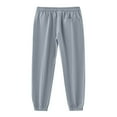 thumbnail image 5 of BXINGOHAI 34"/36" Inseam Mens Tall Sweatpants Pants Men with Pockets Workout Joggers Gray,L, 5 of 5