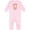 AD-Pink, variant on Donut Worry Be Happy Pink Sprinkle Donut Baby Romper Coveralls