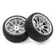 thumbnail image 4 of Neumático Remote Control Drift Tires Remote Control Racing Car Neumáticos 4pcs Reemplazos para 1/10 HSP94123 94122 D5 yokomo Remote Control Drift Car Abanopi Neumático, 4 of 7