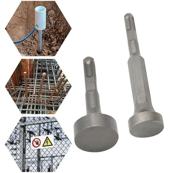 Chendee 2Pcs Heavy Duty For Sds Plus Shank Ground Rod Driver Set For Install Fence Posts