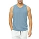 thumbnail image 1 of pstuiky Camisetas interiores de tirantes para hombre, Camiseta deportiva de secado rápido de malla de color liso con cuello redondo para hombre Chaleco para hombre l, 1 of 7