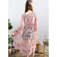 thumbnail image 2 of Women's Crochet Long Vest Boho Sleeveless Kimono Cardigan Swimwear Cover up, 2 of 6