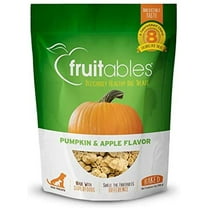 Fruitables Baked Dog Treats – Pumpkin Treats for Dogs – Healthy Low Calorie Treats – Free of Wheat, Corn and Soy – Pumpkin and Apple – 7 Ounces