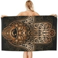 thumbnail image 2 of Talisman Large Beach Towel - Plush Thick Cotton Pool Towel, Adult Beach Towels, 2 of 16