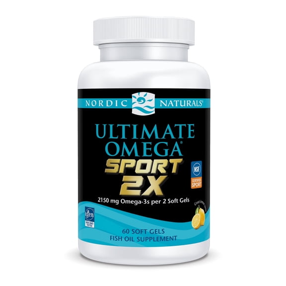 Nordic Naturals Ultimate Omega 2X Sport, 2150 Mg, Fish Oil, 60 Ct