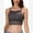 Gray, variant on Lace Bralette for Women Spaghetti Strap Keyhole Cutout Back Sheer Camisole Tanks Going Out Tops S-3XL