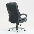 thumbnail image 7 of Domi Bonn Height-Adjustable High Back PU Office Chair - Black, 7 of 7