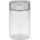 thumbnail image 1 of ONTINA - Contenedor de Vidrio Purezza, con Tapa de Acero Inoxidable, Accorio Cocina, Almacenador y Conservador de Alimentos, Capacidad de 1 L, 1 of 5