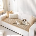 thumbnail image 7 of Couch Covers for 3 Cushion Washable Non Slip Plush Pet Friendly Bed Mat Sofa Cover for Dogs, All Seasons Cozy Soft Fuzzy Furniture Protector Sofa Slipcovers, 7 of 7