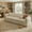 Beige, variant on Aiho 110" Pet-Friendly Cloud Couch, Soft Deep Seat Double Cushion I-Shaped Sectional Sofa with 2 Pillows for Living Room, Bedroom & Apartment,Beige