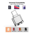 thumbnail image 2 of Micro-SD Card Reader Adapter, USB Type C to Micro-SD/TF Card Reader Micro-SD Card Adapter for Type-C,B, 2 of 4