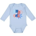 thumbnail image 3 of Inktastic Second Birthday- Fourth of July fireworks Boys or Girls Long Sleeve Baby Bodysuit, 3 of 5