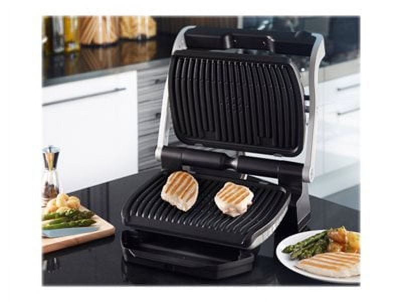 T-fal Opti Indoor Grill with Removable Plates & Precision Grilling Technology - image 4 of 7