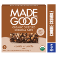 thumbnail image 3 of (4 pack) MadeGood Chocolate Drizzled Cookie Crumble Granola Bars, 5 Healthy Snack Bars, 0.85 oz Each, 3 of 13