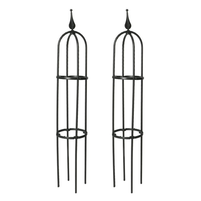 2 Sets Vines Climbing Support Steel Pipe Outdoor Plant Flower Vegetable Frame Garden Shelf