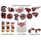 thumbnail image 2 of Suministros De Fiesta Usc Para Regalo De Cumpleaños De Fútbol, ​​Pancarta Y Decoración Para Tartas (42 Piezas) (Gallos De Carolina Del Sur), 2 of 5