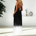 thumbnail image 6 of Aimik Summer Cami Maxi Dress for Women Stylish Print Loose Straight Beach Maxi Dress Full Length Oversized Fit Dress, 6 of 6