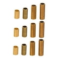 thumbnail image 6 of MUSEYA 12Pcs Close Brass Nipple Pipe Hollow Lamp Threaded Rod Multi Color Repair, 6 of 8