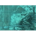 thumbnail image 1 of Ahgly Company Indoor Rectangle Oriental Turquoise Blue Industrial Area Rugs, 5' x 7', 1 of 4
