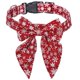 thumbnail image 1 of Collar de perro navideño con lazo, collares navideños para perros con pajarita para perros pequeños, medianos y grandes, 1 of 5